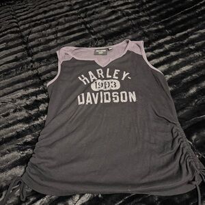 Women’s Harley-Davidson Black and Gray Tank Top Size XL NWOT